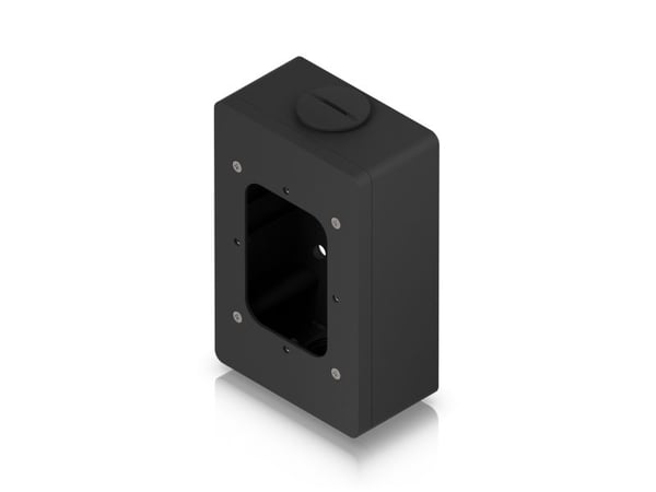 Ubiquiti UACC-Reader-JB-B, Asennuslaatikko, musta, Ubiquiti, UA-G2, UA-Intercom-Viewer, Polykarbonaatti, Kumi, Pesusieni, 88 mm