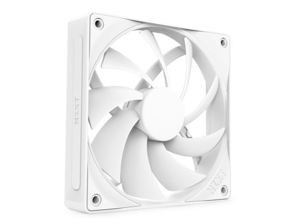 NZXT F Series F120Q - Kabinettvifte - 120 mm - matt hvit