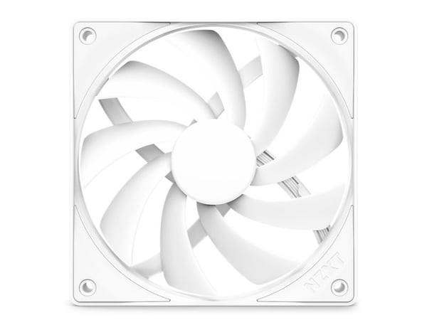 NZXT F Series F120Q - Kabinettvifte - 120 mm - matt hvit