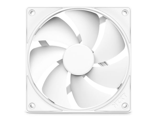 NZXT F Series F120P - Kabinettvifte - 120 mm - matt hvit