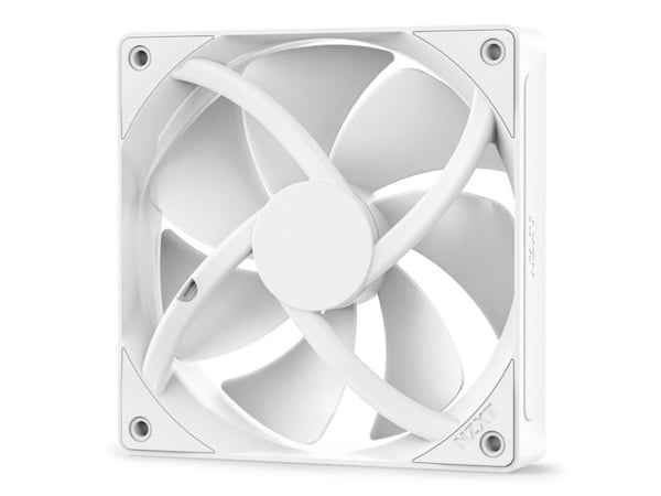 NZXT F Series F120P - Kabinettvifte - 120 mm - matt hvit