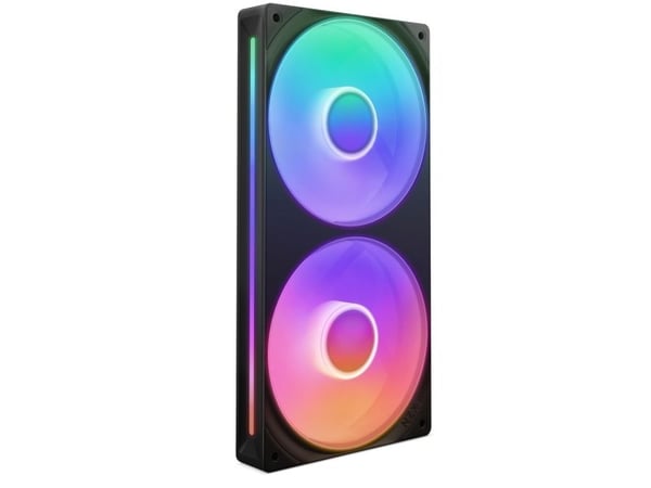 NZXT F Series F240 RGB Core - Enkeltramme vifte enhet - 120 mm - matt svart