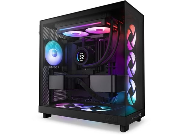 NZXT F Series F240 RGB Core - Enkeltramme vifte enhet - 120 mm - matt svart
