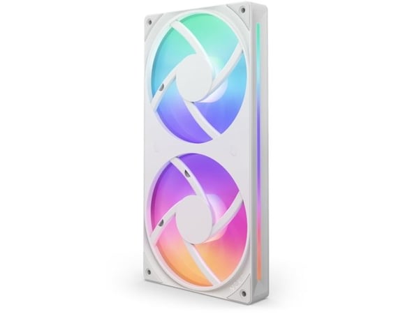 NZXT F Series F240 RGB Core - Enkeltramme vifte enhet - 120 mm - matt hvit