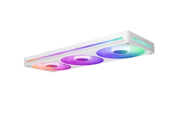 NZXT F Series F360 RGB Core - Enkeltramme vifte enhet - 120 mm - matt hvit