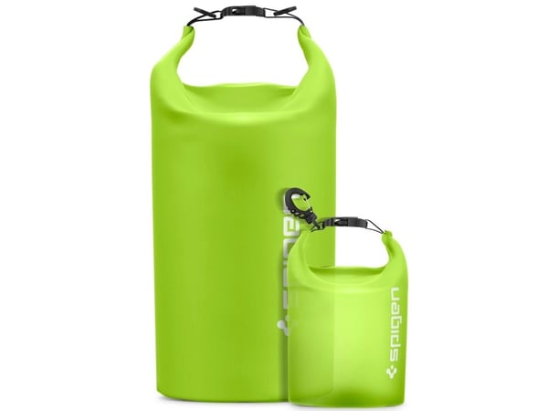 Spigen AquaShield WaterProof Dry Bag + A630, Backpacking, Strandaktiviteter, Camping, Canoeing, Kayaking, Vannsportsaktiviteter, Universell, Grønn,...