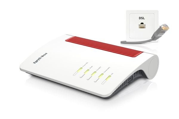 Box 7690, Wi-Fi 7 (802.11be), Kaksitaajuus (2,4 GHz/5 GHz), Ethernet LAN, VDSL, Valkoinen, Pöytäreititin