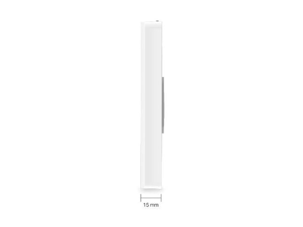 TP-Link Omada EAP615-WALL, 2,4 GHz, 5 GHz, 1774 Mbit/s, HTTPS, SNMP, SNMPv2, SNMPv3, SSH, WPA-Enterprise, WPA-Personal, WPA2-Enterprise, WPA2-Perso...