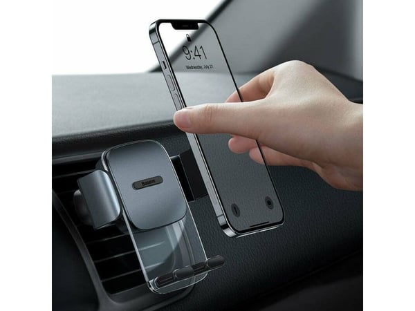 Baseus SUYK000101, Matkapuhelin/älypuhelin, Aktiivinen teline, Auto, musta
