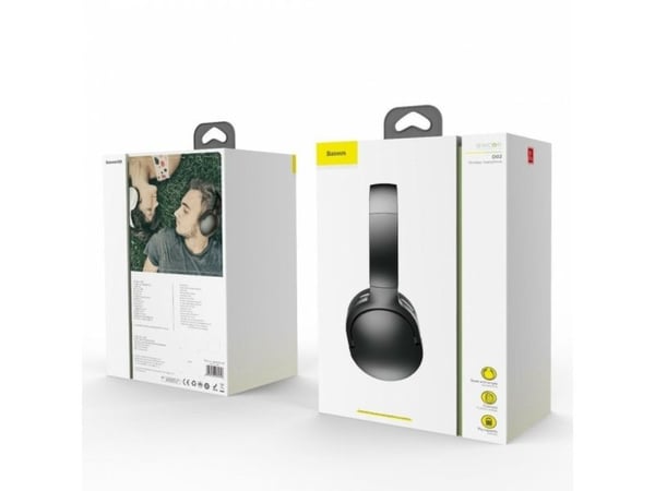 Baseus Encok D02 Pro, Trådløs, Samtaler/musikk, 20 - 20000 Hz, 190 g, Hodesett, Sort