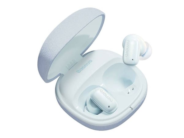 Baseus AirNora 2, True Wireless Stereo (TWS), Samtaler/musikk, 20 - 20000 Hz, 300 g, Hodesett, Blå