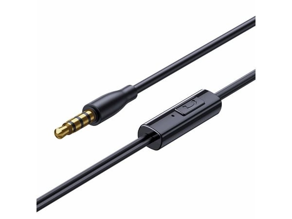 Baseus Encok HZ11 - Ørepropper med mikrofon - i øret - kablet - 3,5 mm jakk - svart