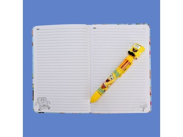 Thumbs Up SpongeBob, Bilde, Lyseblå, Flerfarget, A5, 80 ark, Linjerte ark, Innbundet (hardcover)