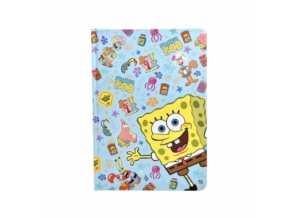 Thumbs Up SpongeBob, Bilde, Lyseblå, Flerfarget, A5, 80 ark, Linjerte ark, Innbundet (hardcover)