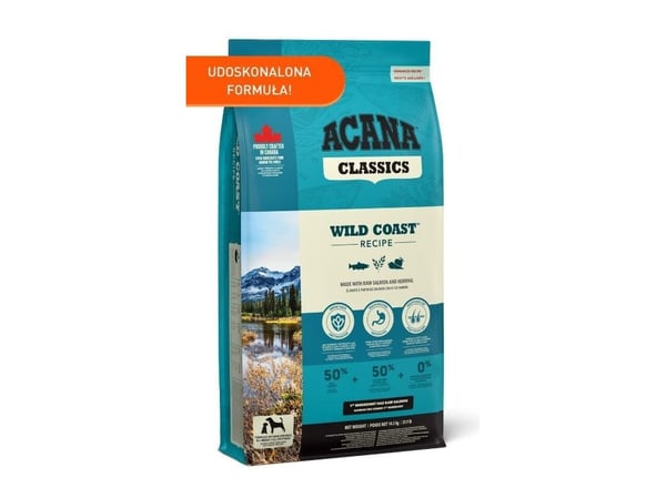 ACANA Classics Wild Coast - tørfoder til hunde - 14,5 kg