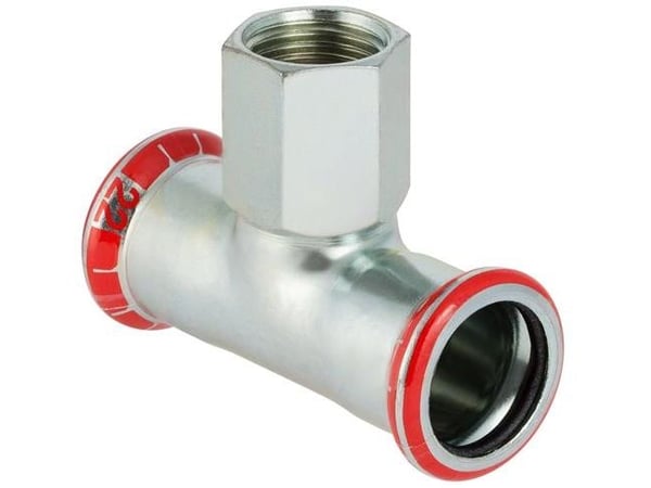 GEBERIT Tee FZ 88,9-3/4-88,9 mm med muffe på grenen mapress