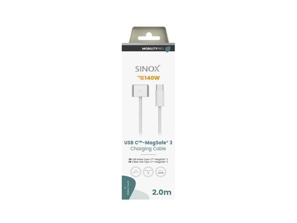 Sinox SXI06702, 2 m, USB C, USB C, USB4 Gen 2x2, Hvit