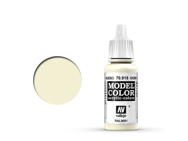 Vallejo 70.918, 17 ml, Norsunluu, Matta, Pullo