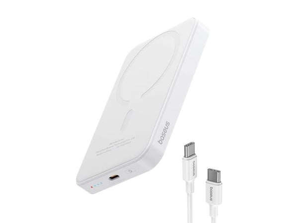 Baseus 6932172636210, 5000 mAh, Lithium Polymer (LiPo), Hvit