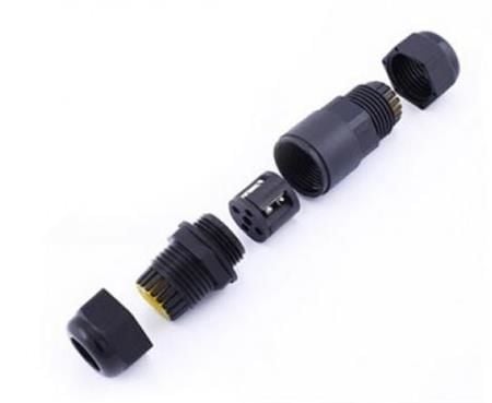 IP68 KABELSAMLER, Sort, til 5-9mm. kabeldiameter