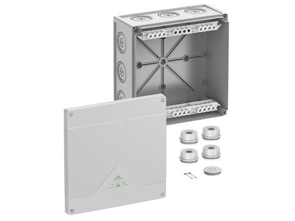 Spelsberg Abox 350-35² Jakorasia (P x L x K) 252 x 252 x 120 mm Harmaa IP55, IP66 1 kpl