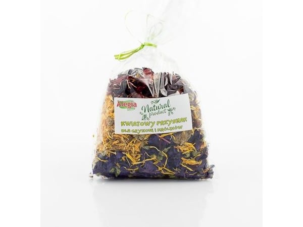 ALEGIA Floral treat - godbidder til gnavere og kaniner - 50g