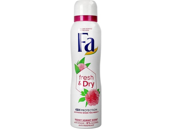 Fa Fa Fresh &amp; Dry 48H Peony Sorbet Deodorantti Spray 150 ml