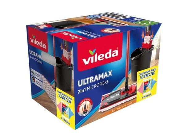 Vileda Ultramax Box mopp + klut 3 stk.