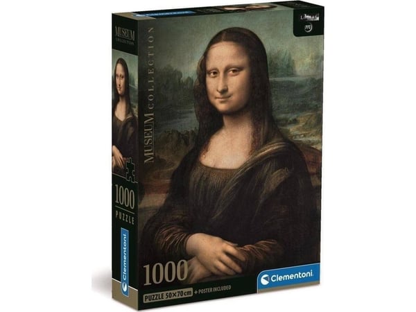 Clementoni Museum Collection Leonardo Mona Lisa, 1000 stykker, Kunst, 18 år