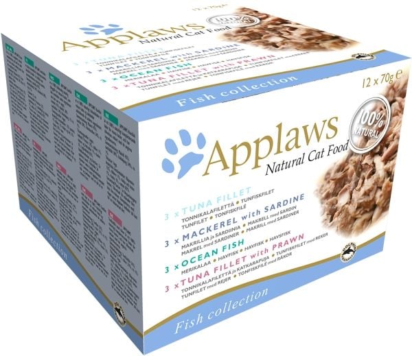 Applaws Dosen Fisch Collection Multipack, Voksen, Fisk, 70 g