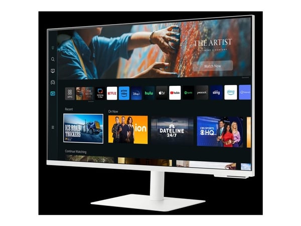 Samsung S32CM703UU - M70C Series - LED-skjerm - Smart - 32" - 3840 x 2160 4K @ 60 Hz - VA - 300 cd/m² - 3000:1 - HDR10 - 4 ms - HDMI, USB-C - høytt...