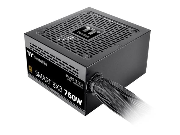 Thermaltake SMART BX3 - Nätaggregat (intern) - ATX12V 3.1/ EPS12V - 80 PLUS Bronze - AC 100-240 V - 750 Watt - aktive PFC - svart