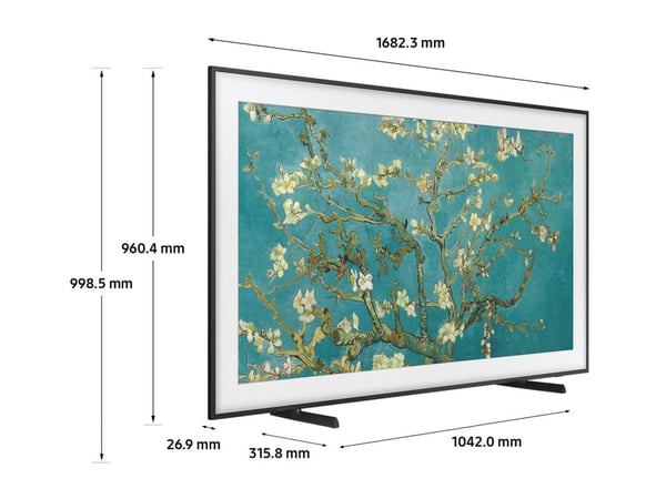 Samsung LS03BG 75" The Frame 4K QLED televisio 4K QLED televisio