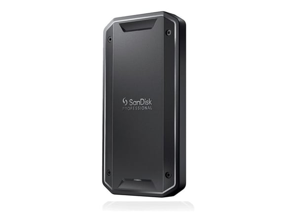 SanDisk Professional PRO-G40 - SSD - 2 TB - exFAT - ekstern (bærbar) - USB 3.2 Gen 2 / Thunderbolt 3 (USB-C kontakt) - svart