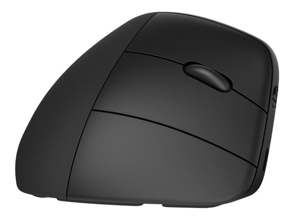 HP 920 - Mus - ergonomisk - 6 knapper - trådløs - 2.4 GHz, Bluetooth 5.3 - USB trådløs mottaker - svart