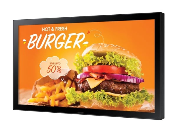 Samsung OH24B - 24" Diagonalklasse OHB Series LED-bakgrunnsbelyst LCD-skjerm - interaktiv digital skilting utendørs - Tizen OS - 1080p 1920 x 1080