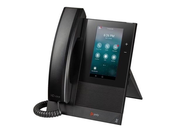 HP Poly CCX 400 – VoIP-puhelin, jossa on soittajan tunnistus ja puhelun pito – SIP – 24 linjaa – musta