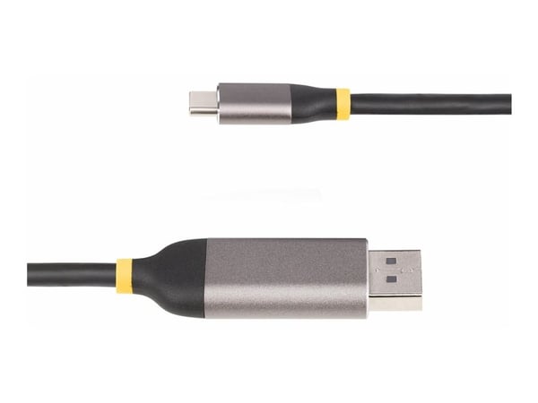 StarTech 10ft (3m) USB-C to DisplayPort Adapter Cable, 8K 60Hz - Adapterkabel - USB-C (hann) til DisplayPort (hann) låst - USB4 / Thunderbolt 3 / T...