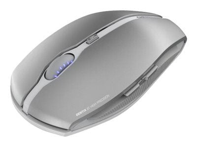 CHERRY GENTIX BT - Mus - optisk - 7 knapper - trådløs - Bluetooth 4.0 - frostet sølv (frosted silver)