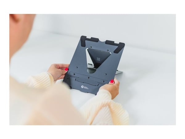 Bakker Elkhuizen Ergo-Q 160 - Stativ for notebook/nettbrett - 11" - 17" - mørk grå