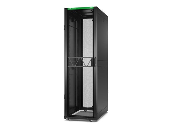 APC NetShelter SX Gen 2 - Rack skap - 1991 H x 600W x 1070D mm, med sider - står på gulv - svart - 42U - 19" - TAA-samsvar - for P/N: SMT1000RM1U, ...