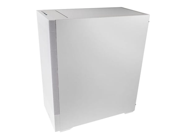 Lian Li Lancool 205 - Tower - ATX - genomskinlig sidopanel (härdat glas) - ingen strömförsörjning - vit - USB/ljud