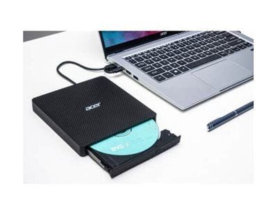 Acer DVD - Platestasjon - DVD±RW (+R dobbeltlag) - USB - plugginnmodul - svart