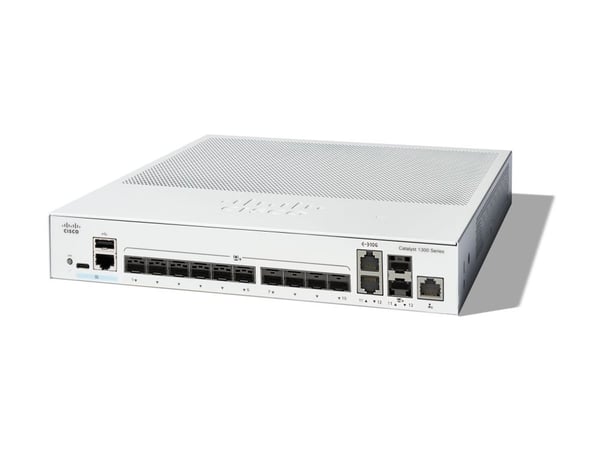 Cisco Catalyst C1300-12XS, Hallittu, L2/L3, Telineasennus