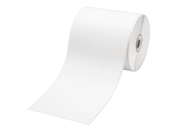 Brother RDS01E2 - Papir - hvit - Rull (10,2 cm x 44,3 m) 1 rull(er) tape - for Brother TD-4000