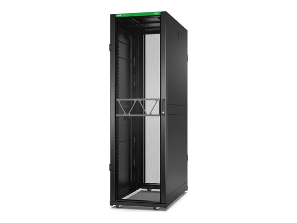 APC NetShelter SX Gen 2 - Rack skap - 1991 H x 600W x 1200D mm, med sider - står på gulv - svart - 42U - 19" - TAA-samsvar - for P/N: SMT1000RM1U, ...
