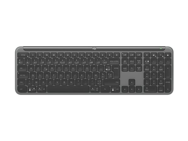 Logitech Signature Slim Combo MK950 for Business - Tastatur- og mussett - 100% - full size - trådløs - Bluetooth 5.1 LE - QWERTY - Storbritannia - ...