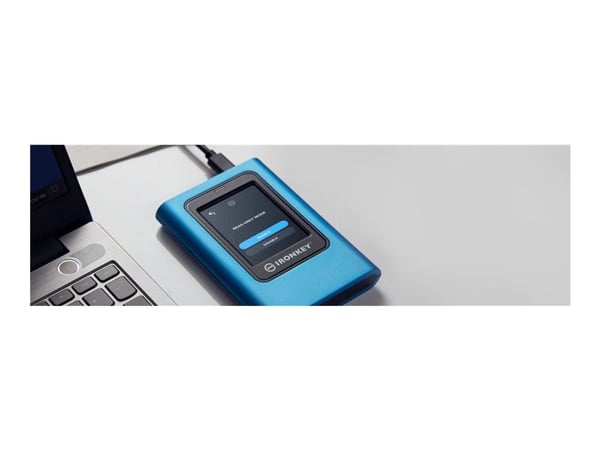 Kingston IronKey Vault Privacy 80 - SSD - kryptert - 960 GB - ekstern (bærbar) - USB 3.2 Gen 1 (USB-C kontakt) - 256-bit AES-XTS, FIPS 197 - TAA-sa...