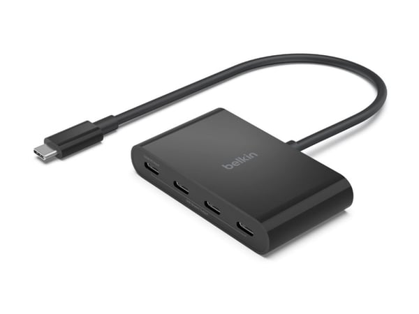 Belkin - Hubb - 4 x USB-C - skrivbordsmodell