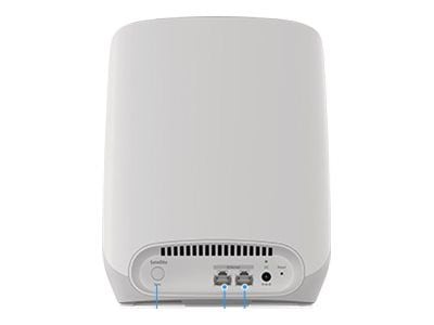 NETGEAR Orbi RBK763S, Valkoinen, Sisäinen, Verkkojärjestelmä, 525 m², Kolmikaista (2,4 GHz/5 GHz/5 GHz), Wi-Fi 6 (802.11ax)